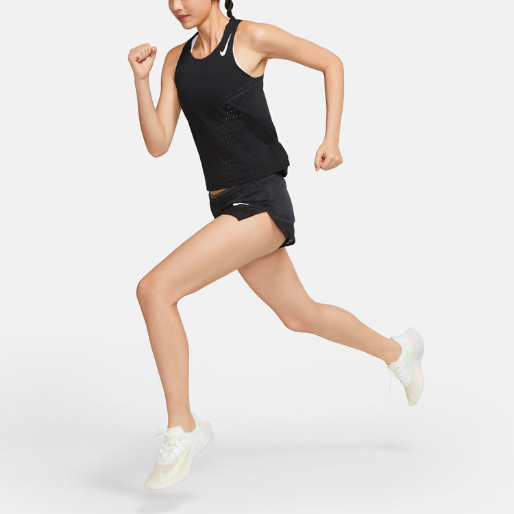 (WMNS) Nike Aeroswift Sports Breathable Running Black Vest CZ9386-010