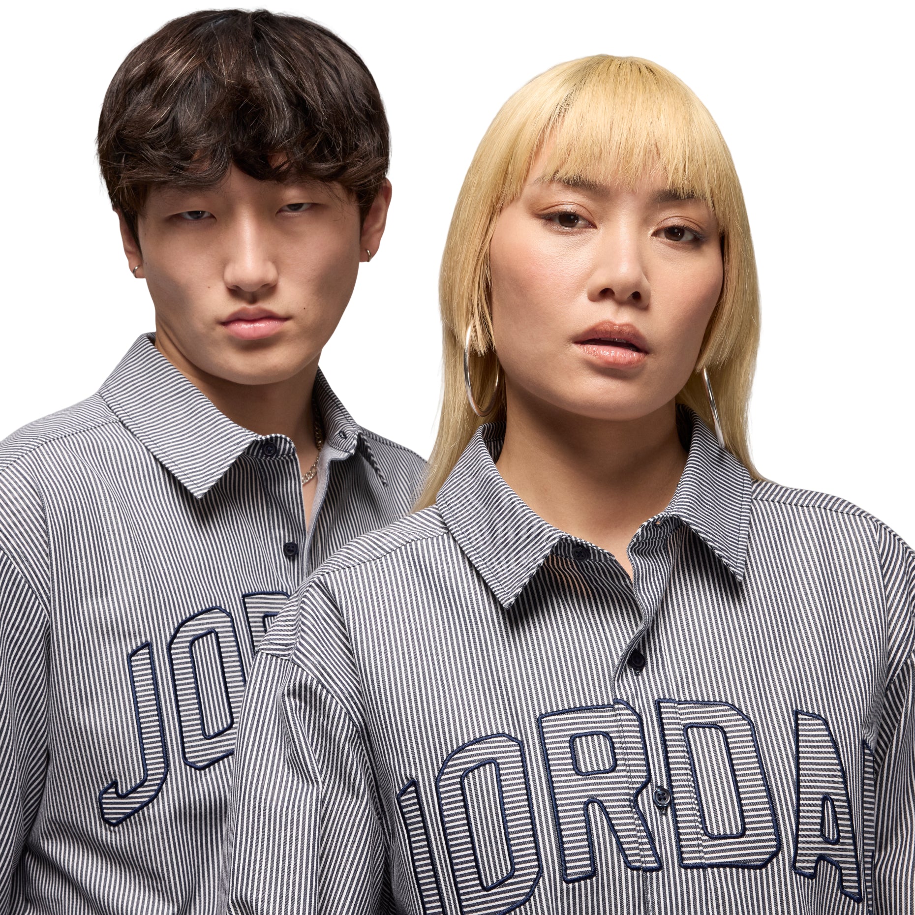 Air Jordan Flight Oxford Long Sleeve 'Obsidian White' IB0318-451
