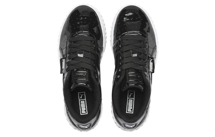 (WMNS) PUMA Cali Patent Leather Casual Shoes For Black 370139-02