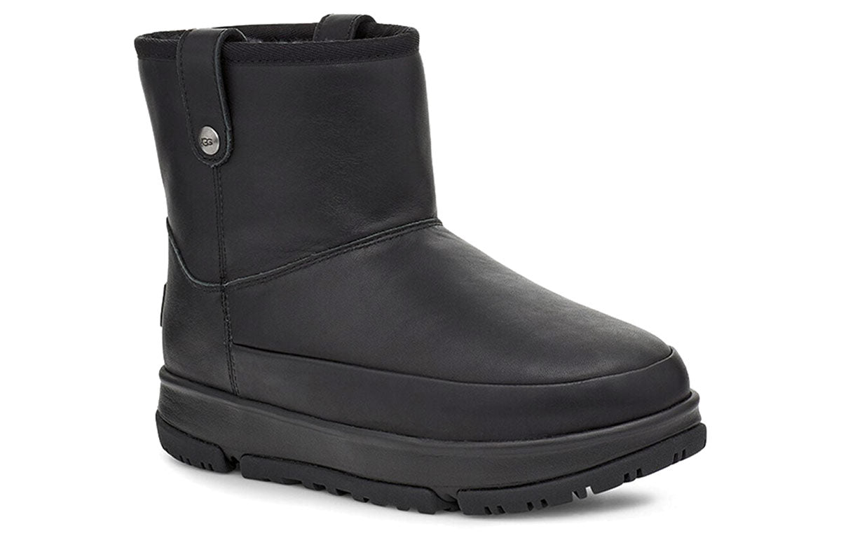 (WMNS) UGG Classic Weather Mini Snow Boots Black 1116097-BLK