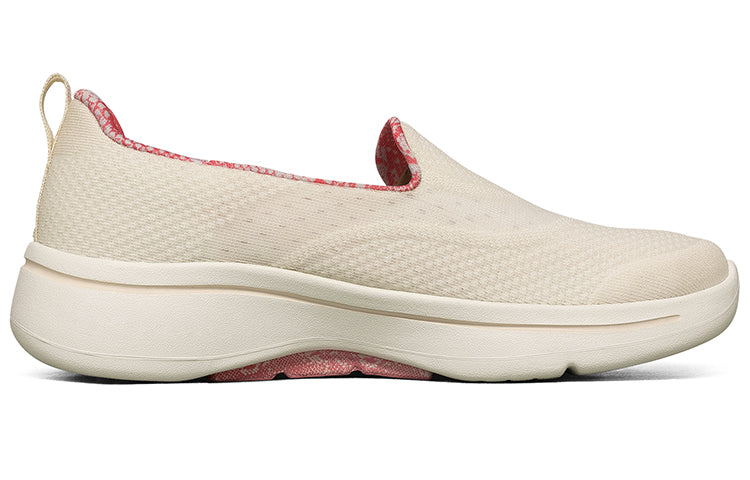 (WMNS) Skechers Go Walk Arch Fit 'Cream White' 124475-NTCL