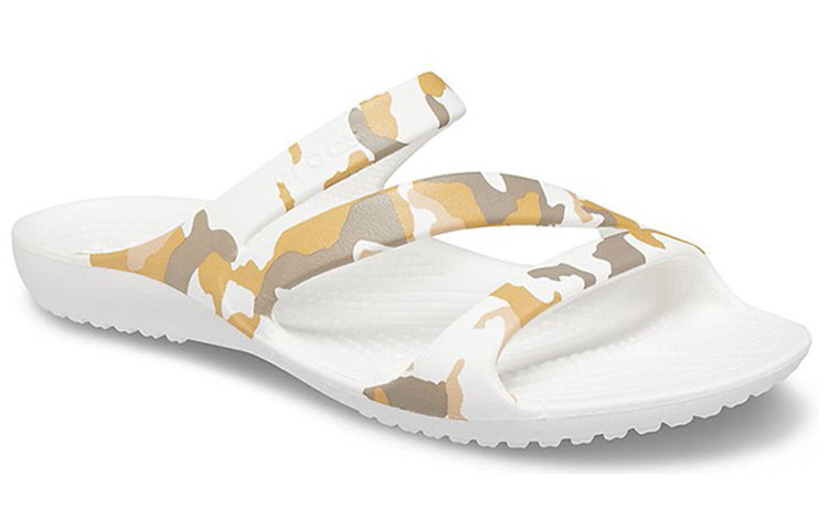 (WMNS) Crocs Kadee Casual Sandals Camouflage White 206894-960
