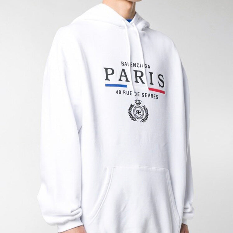 Balenciaga White Printed Logo Men's White 570811TGV499000