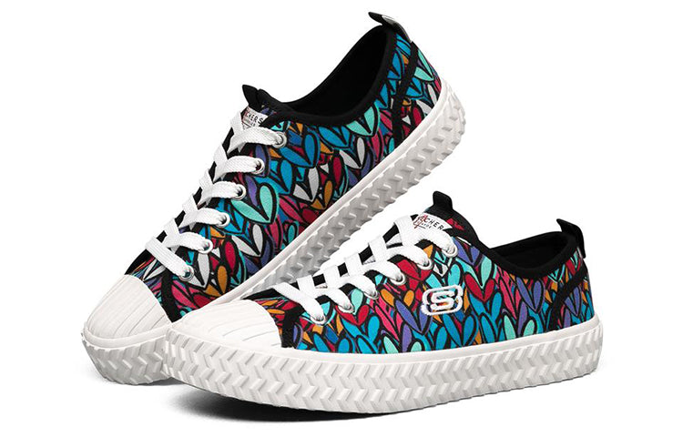 (WMNS) Skechers Street Trax 'Black Blue Red' 155510-BKMT