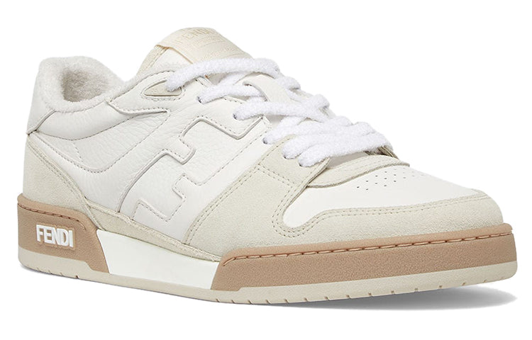 FENDI Match Low Top Suede 'White' 7E1493AHH2F1FHS