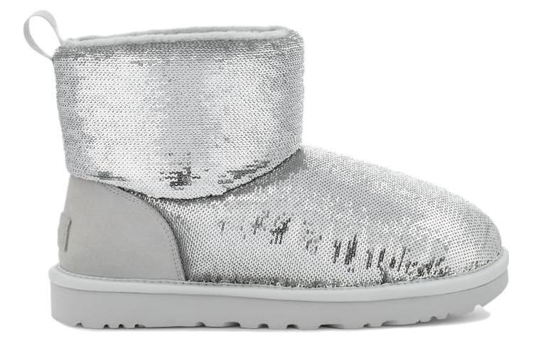 (WMNS) UGG Classic Mini Boot 'Mirror Ball Silver' 1151291-SLVR