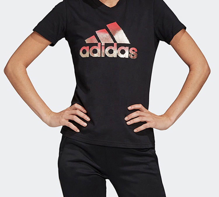 (WMNS) adidas Mhg Bosfoil T Training Sports Short-sleeve Tee Black FJ5010