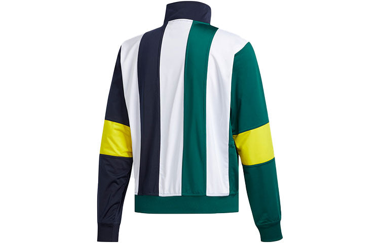 adidas originals Retro Contrasting Colors Wide Stripe Jacket Colorblock EJ7114