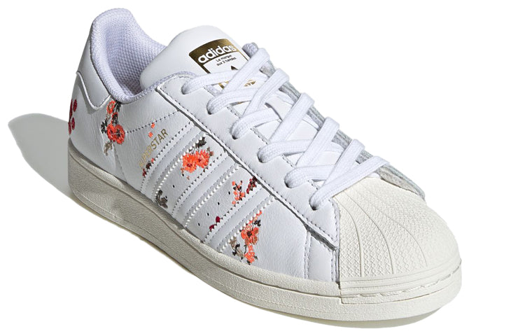 (WMNS) adidas Superstar 'White Floral' FY8768