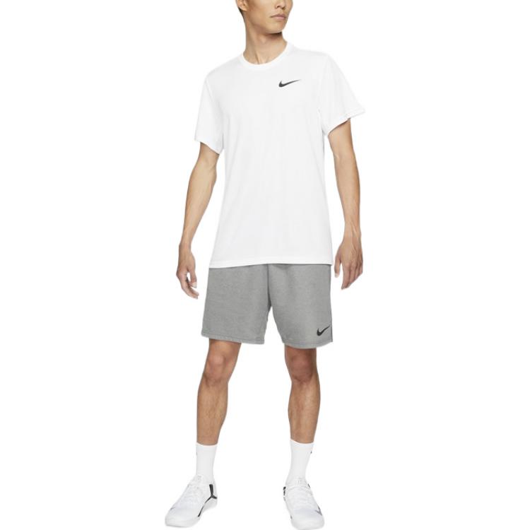 Nike Df Superset Top Ss Athleisure Casual Sports Running Round Neck Short Sleeve White CZ1220-100
