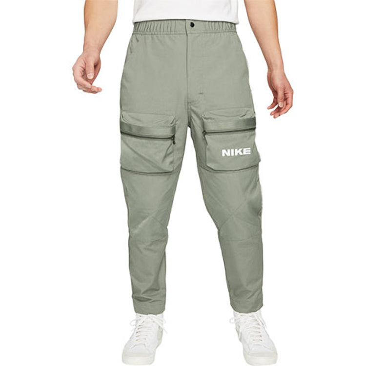 Men's Nike 3D Big Pocket Logo Printing Sports Pants/Trousers/Joggers Light Green DC6958-320