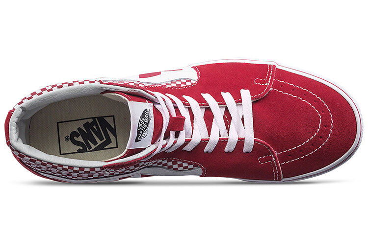 Vans SK8-HI 'Red Mix Checker' VN0A38GEVK5