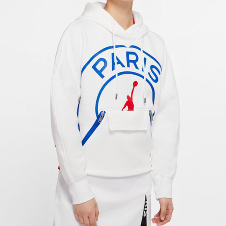 (WMNS) Air Jordan Brand AS W J PSG FLC Paris Saint-Germain Knit White CQ7162-100