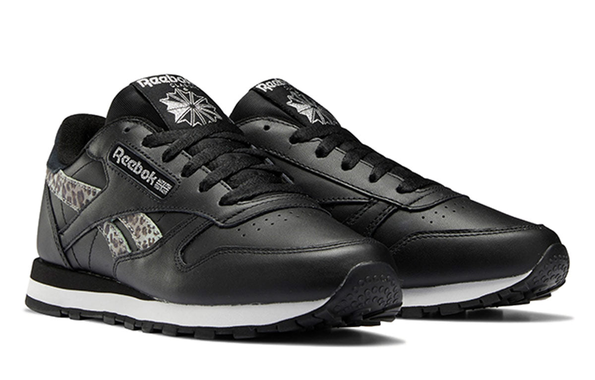 (WMNS) Reebok Classic Leather 'Black White' H67810