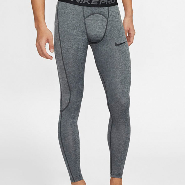 Nike Pro Dri-Fit Alphabet Logo gym pants Smoke Grey Gray BV5642-011
