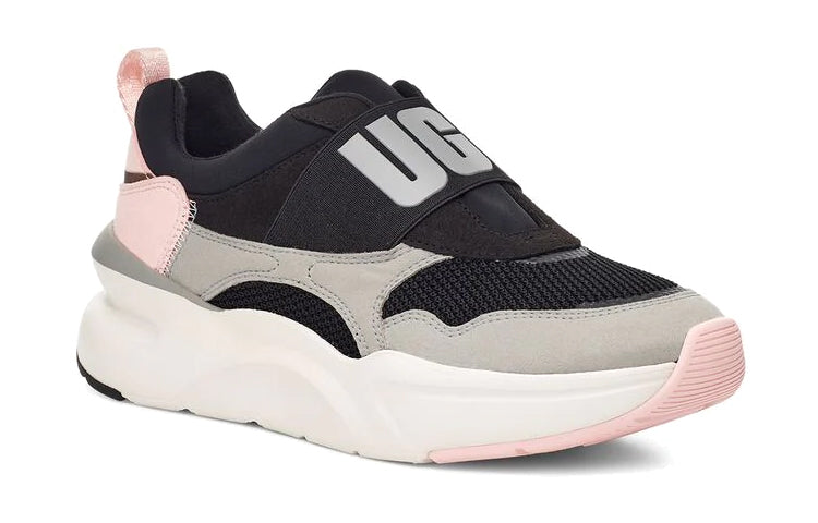 (WMNS) UGG LA Flex 'Black Gray Pink' 1119890-BSL