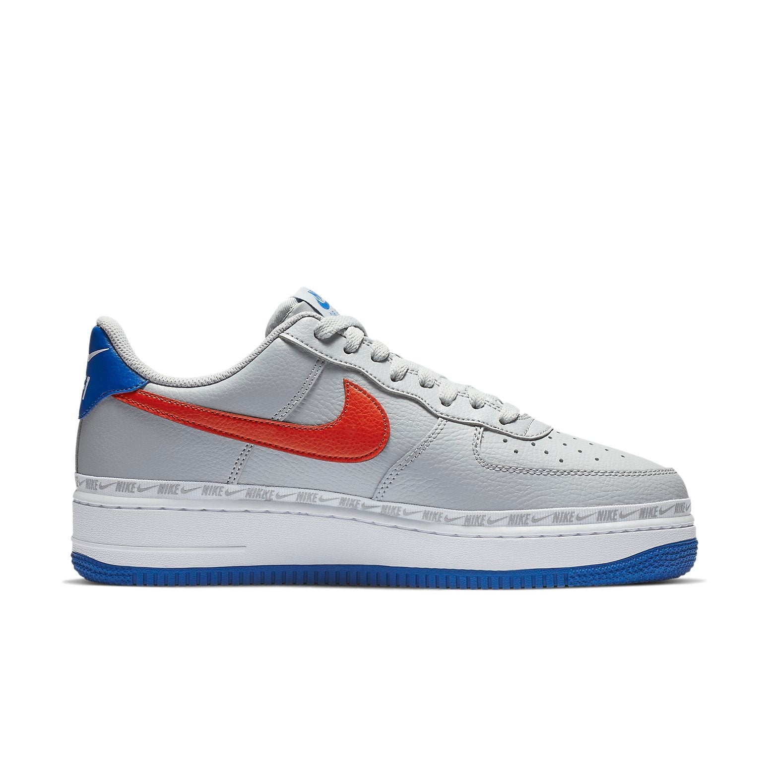 Nike Air Force 1 Low 'Overbranding Grey Blue Red' CD7339-001