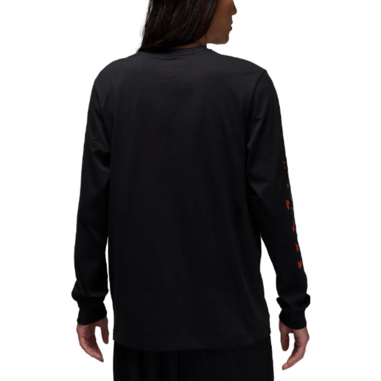 Air Jordan Long-Sleeve T-Shirt 'Black' FB7456-010