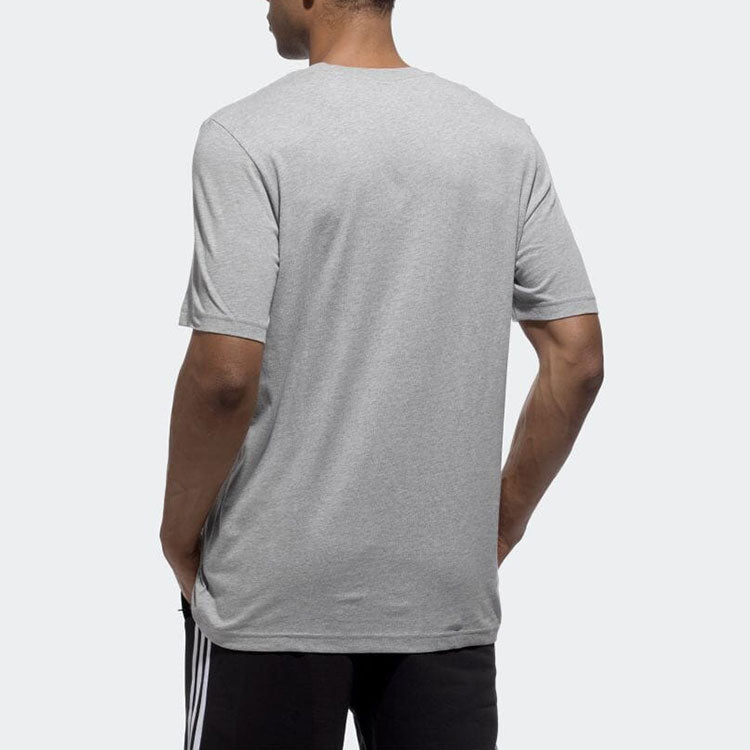 Men's adidas originals Adicolor Essentials Solid Color Casual Round Neck Short Sleeve Gray T-Shirt GN3414
