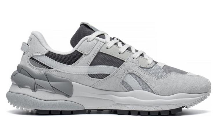 (WMNS) Li-Ning ChengFeng Sport Sneakers 'Grey Black' AGCT172-3