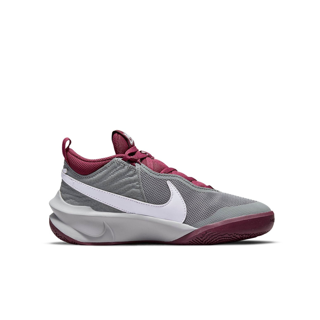 (GS) Nike Team Hustle D10 'Smoke Grey Dark Beetroot' CW6735-007