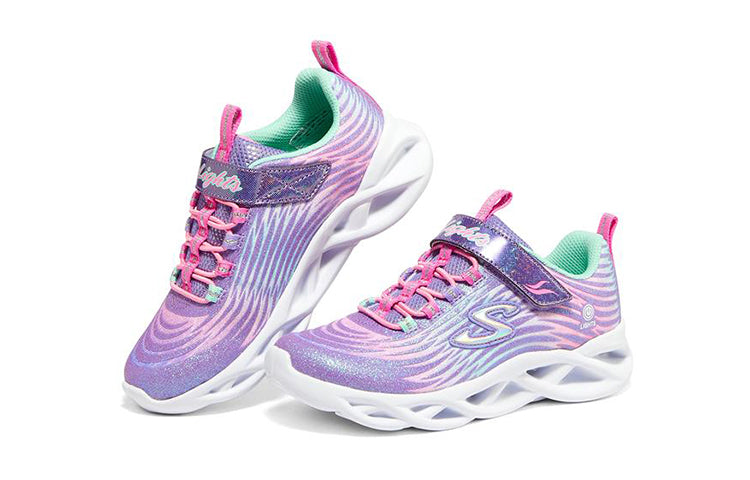 (GS) Skechers Twisty Brights Mystical Bliss 'LAVENDER MULTI' 302321L-LVMT