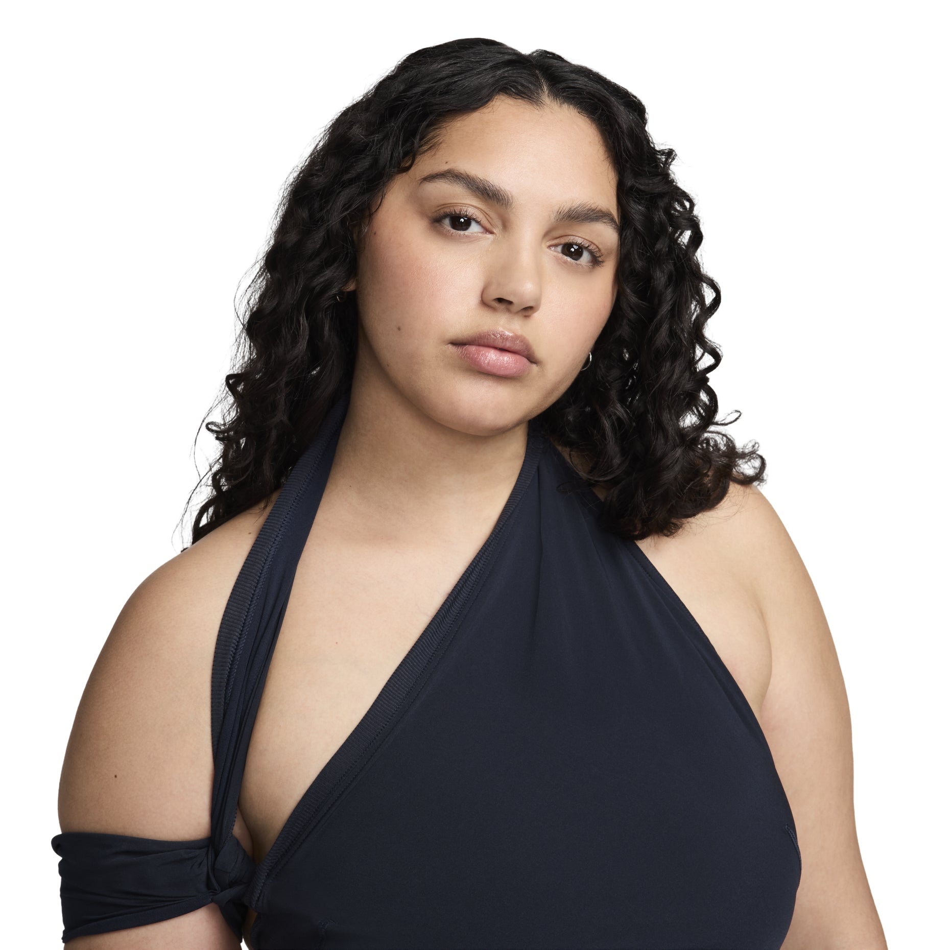 (WMNS) Nike x Jacquemus Layered Dress Asia Sizing 'Dark Obsidian' FJ3141-475
