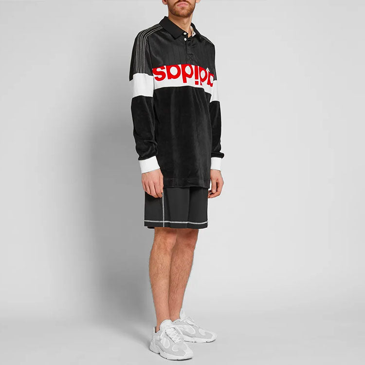 adidas originals x alexander wang Crossover Logo Retro Casual Shorts Black DT9497