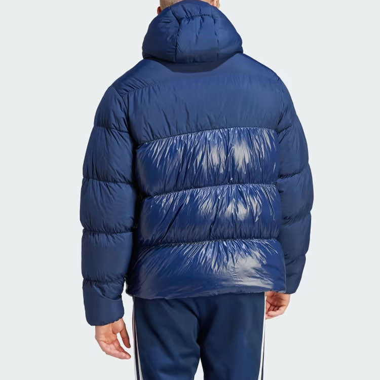 adidas Adicolor Down Regen Hooded Puffer Jacket 'Blue' IL2570