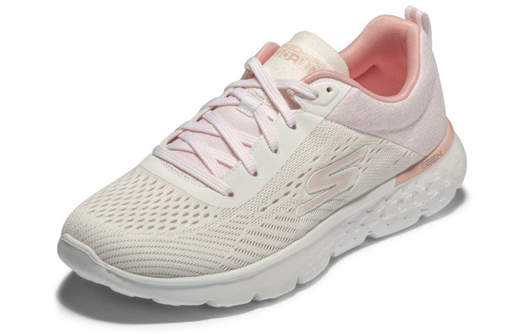 (WMNS) Skechers Go Run 400 Low-TopRunning Shoes White/Pink 667055-WPK