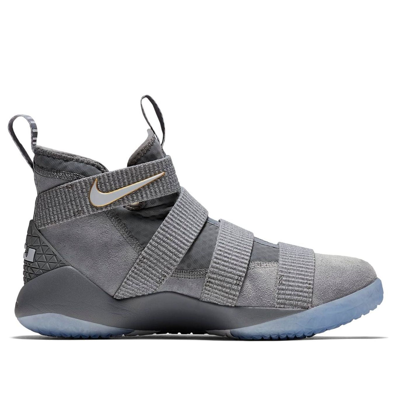Nike LeBron Zoom Soldier 11 'Cool Grey Pure Platinum Metallic Gold' 897645-010