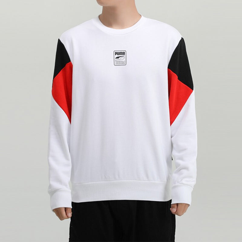 PUMA Herren Sweatshirt 'White Red Blue' 585271-02