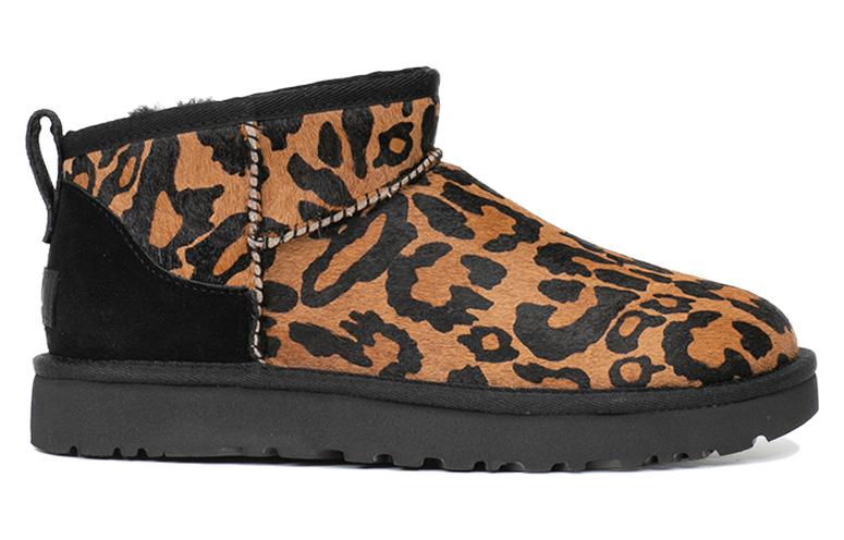 (WMNS) UGG Classic Ultra Mini Panther 'Brown' 1125352-BLK