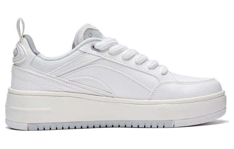 (WMNS) Li-Ning Lifestyle Skate Shoes 'White Grey' AGCT142-1