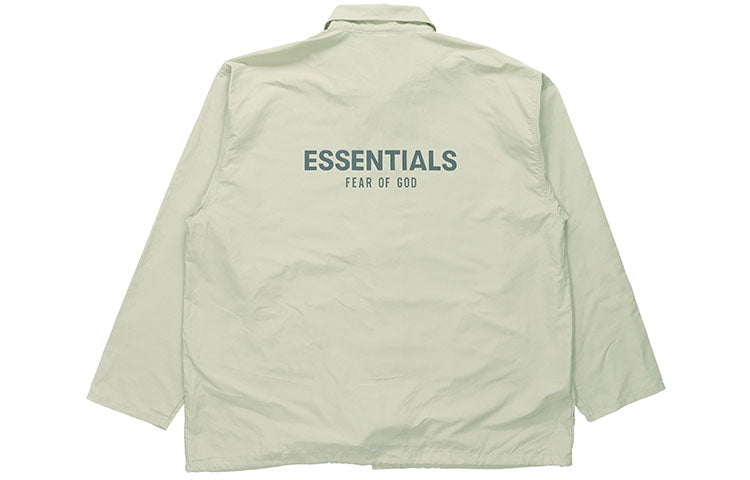 Fear of God Essentials FW20 Coach Jacket Sage 0202250500022012
