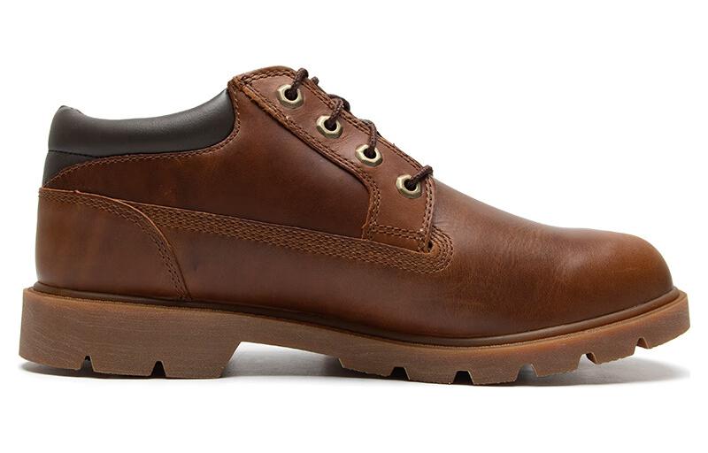 Timberland Basic Leather Water Repellant Oxford Shoes 'Brown' A1QWSF74