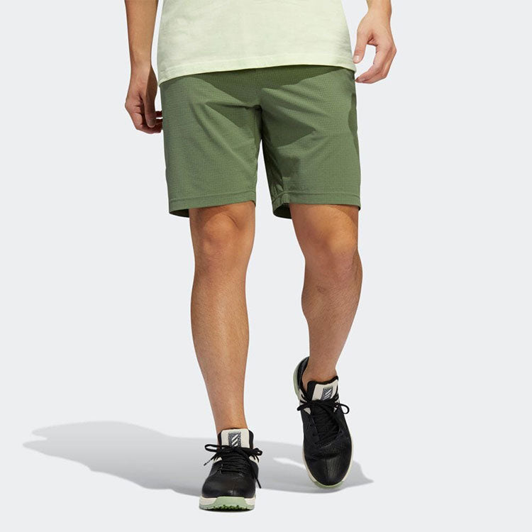 Men's adidas Printing Casual Green Straight Shorts HB6435
