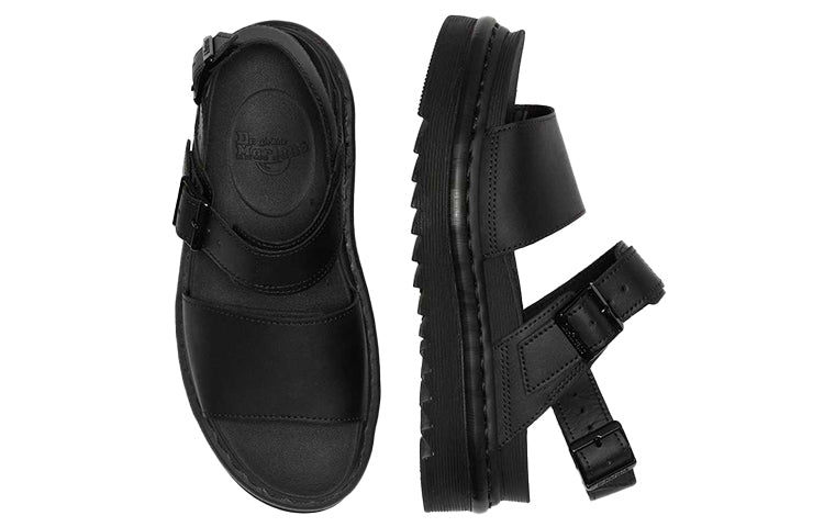 (WMNS) Dr. Martens Voss Leather Strap Sandals Black 23802001