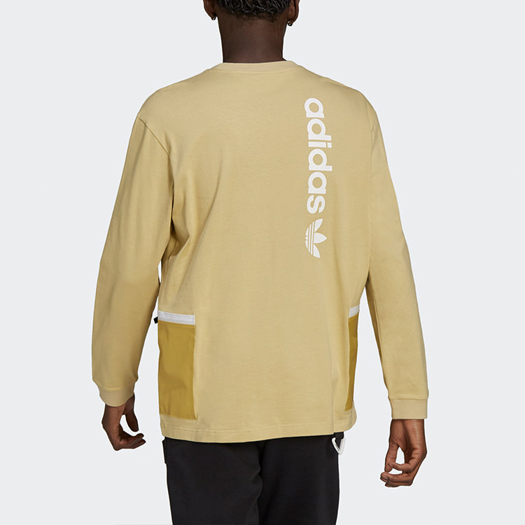 adidas originals G Outd Ls Tee Contrasting Colors Pocket Sports Long Sleeves H09364