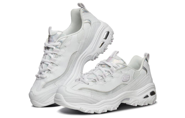 (WMNS) Skechers D Lites 1.0 GS White 66666200-WHT
