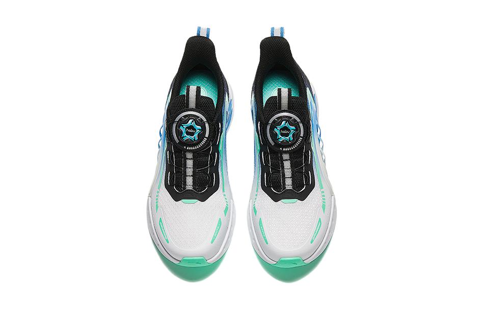 (GS) ANTA Running Series Sneakers 2.0 'White Black Teal' 312425518-1