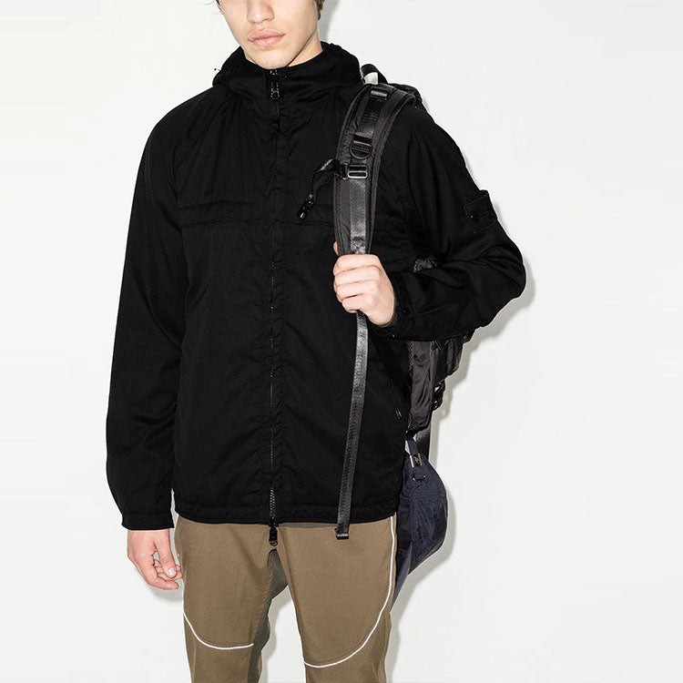 STONE ISLAND Ghost Reversible Hooded Jacket 'Black' 7415441F1-V0029
