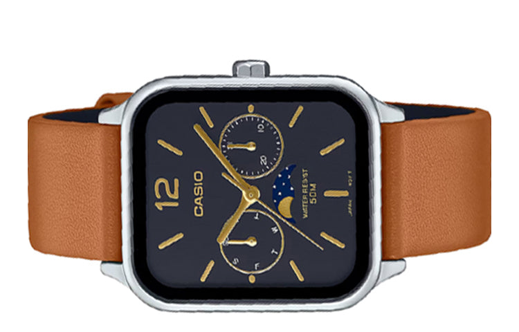 CASIO Analog 'Caramel Brown' MTP-M305L-1AV