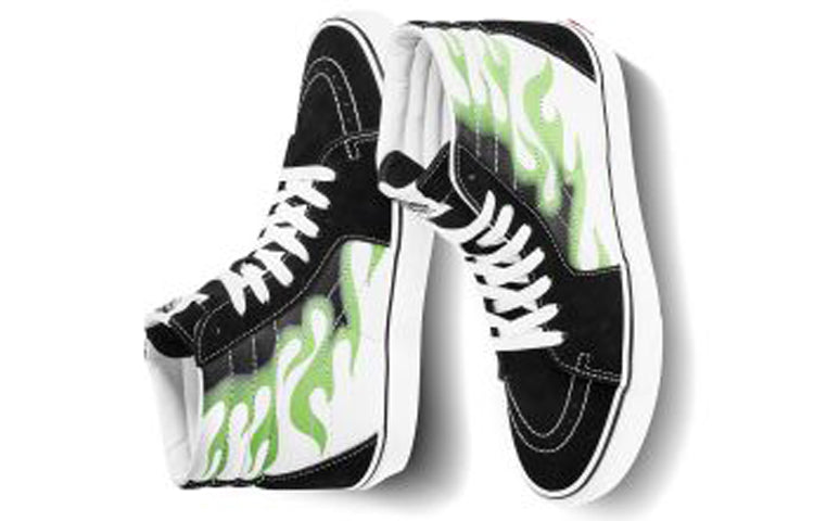 Vans SK8-HI 'Flame Black White' VN0A4U3CXEY