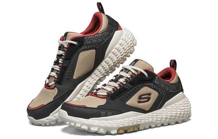Skechers Monster Low-Top Black/Brown/Red 51715-BKTP