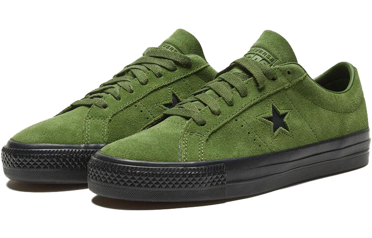 Converse One Star Pro Retro Low Tops Casual Skateboarding Shoes Unisex Green 166838C