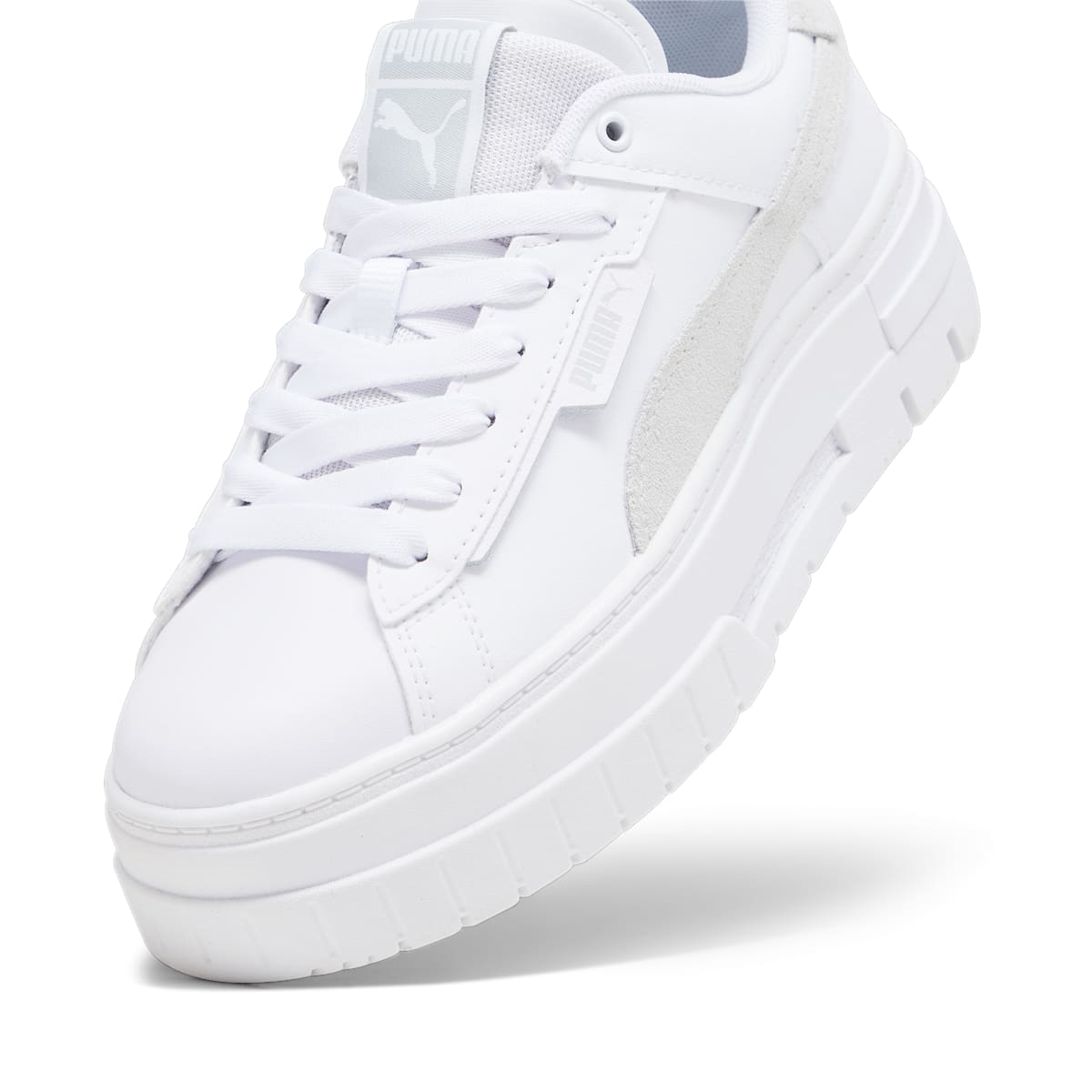(WMNS) PUMA Mayze Crashed 'White Grey' 392495-04