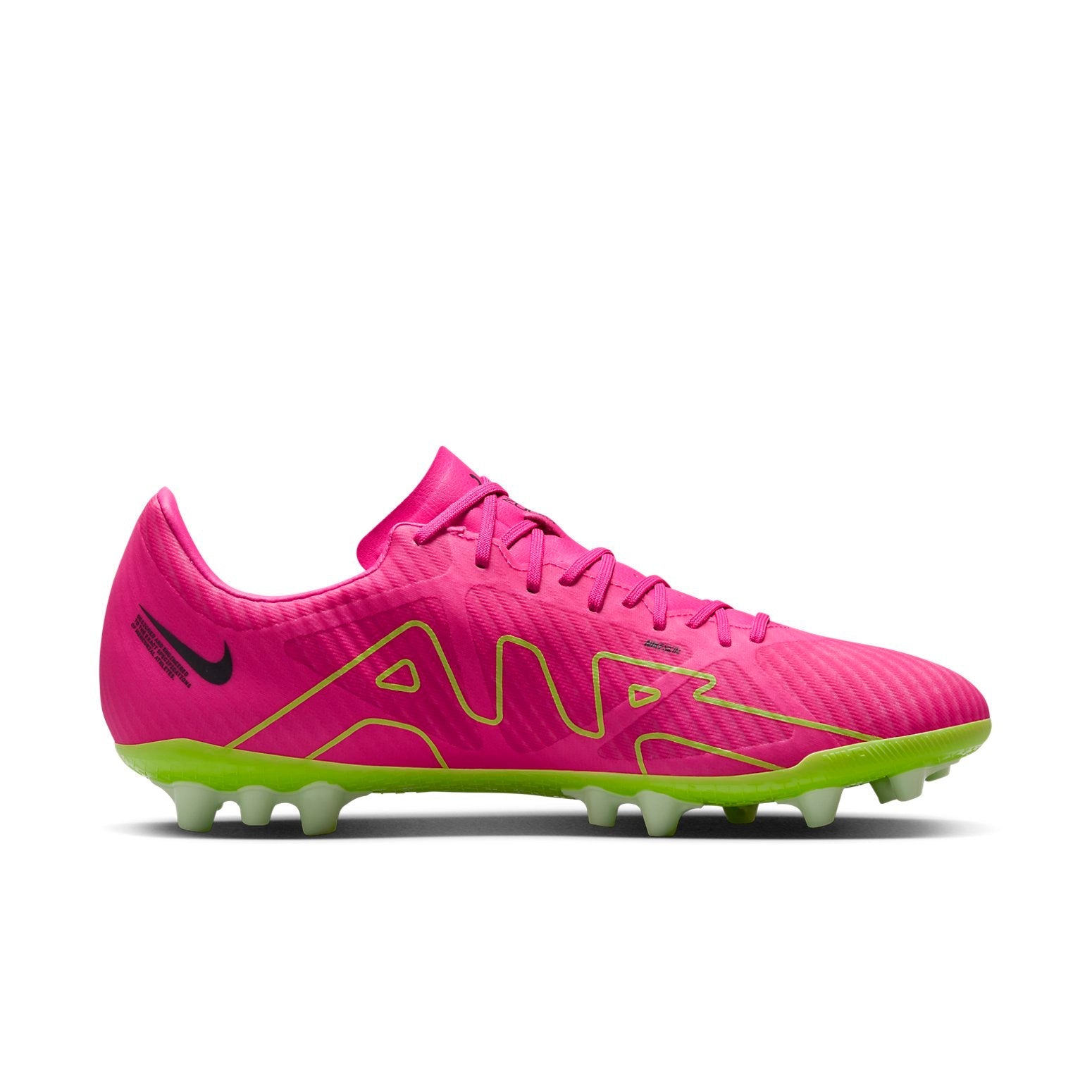Nike Zoom Vapor 15 Academy AG 'Pink Blast Volt' DJ5630-605