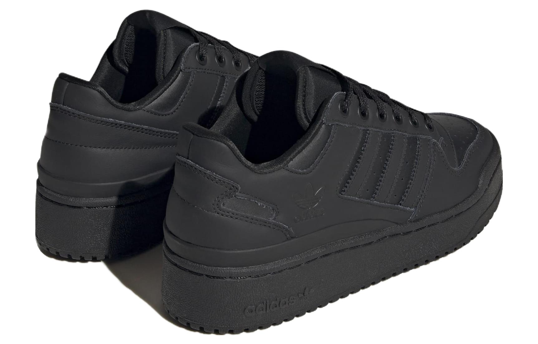 (WMNS) adidas Forum Bold Stripes 'Triple Black' ID6844
