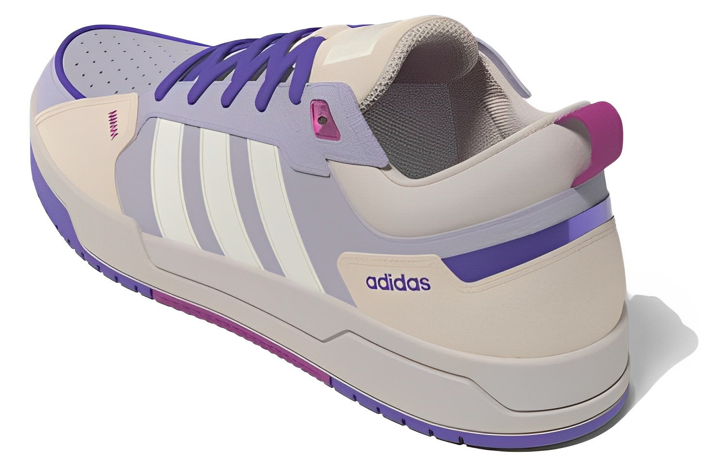 (WMNS) adidas Neo 100DB Shoes 'Beige Purple White' HQ4550